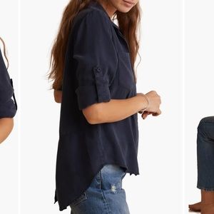 Bella Dahl split back button up shirt size xs in like new condition